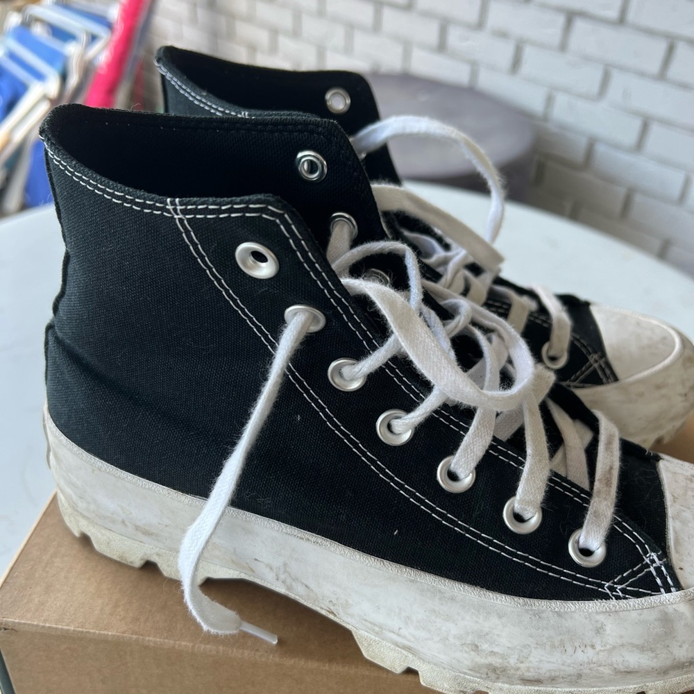 Converse platform black